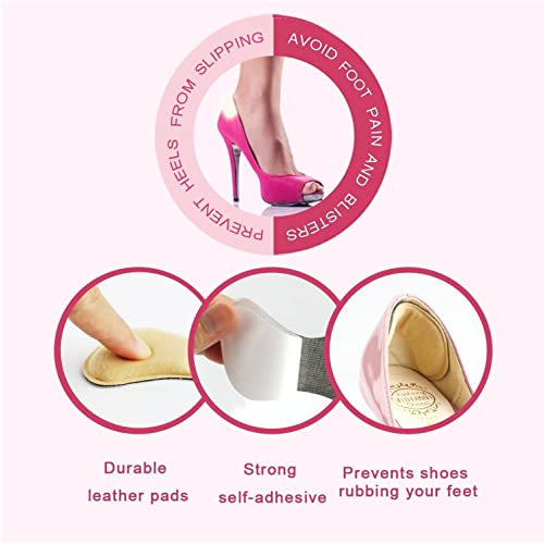 Lify Heel Grip Liner Self Adhesive Shoe Insoles Cushion Pads Stickers Foot Care Protector, Ideal for Preventing Heel Slippage, Reducing Blisters, and Improving Shoe Fit and Comfort (Beige_3 Pair Set) - Image 3