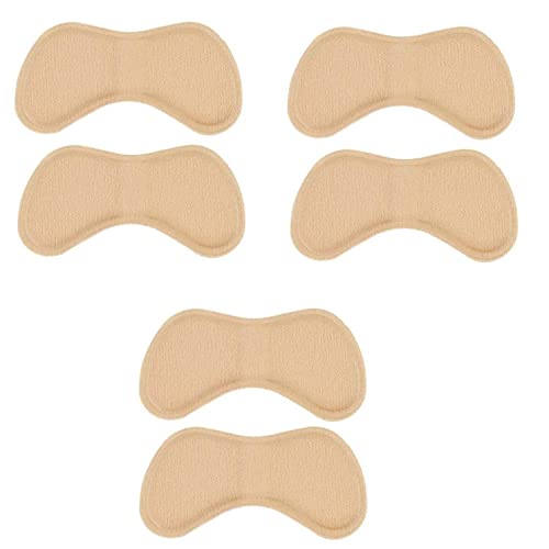 Lify Heel Grip Liner Self Adhesive Shoe Insoles Cushion Pads Stickers Foot Care Protector, Ideal for Preventing Heel Slippage, Reducing Blisters, and Improving Shoe Fit and Comfort (Beige_3 Pair Set) - Image 1