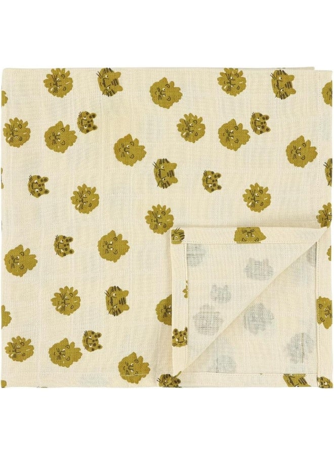 Trixie Happy Leopard Muslin Cloths, Pack of 3, 55 x 55 cm - Image 2