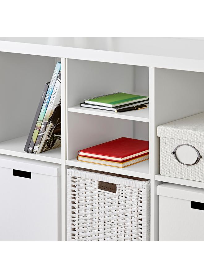 زبون ملحق مع رف واحد، أبيض، 33×33 سم - Image 2