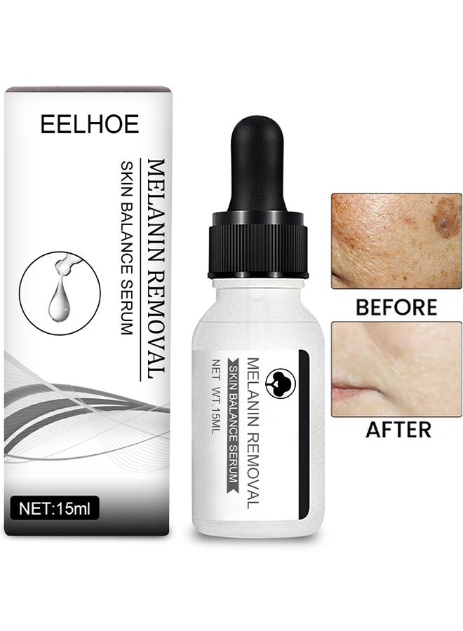 إيلهو سيروم توازن البشرة لإزالة الميلانين، سيروم النياسيناميد، سيروم تفتيح الوجه وتصحيح البقع الداكنة، كريم وجه مضاد للشيخوخة لتفتيح وترطيب البشرة، سيروم تصحيح بقع الشمس والتقدم في العمر، يقلل من الاسمرار والكلف والنمش وبقع الشمس، يوحد لون البشرة - Image 1