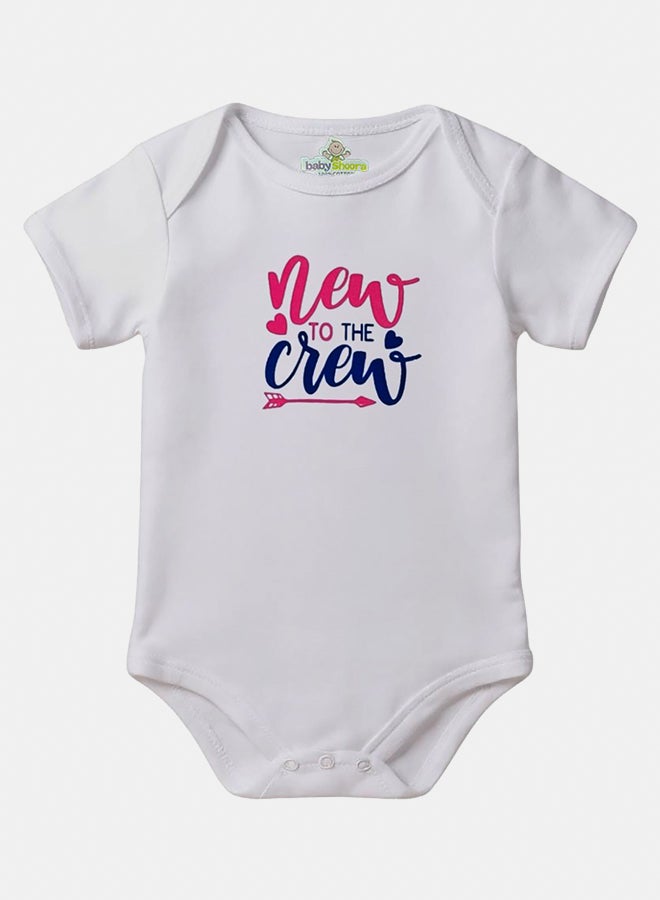 BabyShoora Baby Unisex Printed Short Sleeves Cotton Bodysuit (Pack Of 2) - Image 2