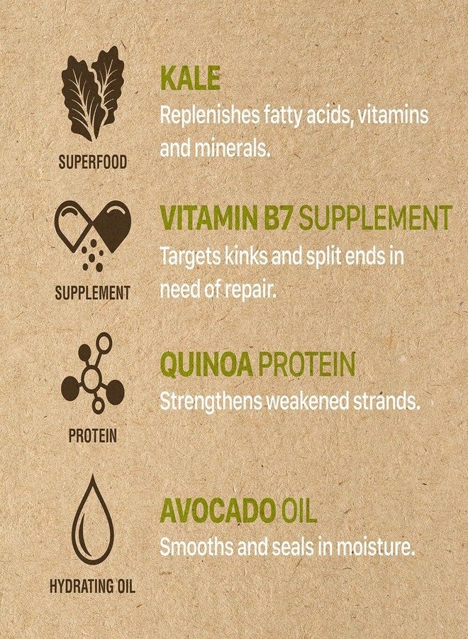 بي كير لوف قناع بي كير لوف سوبر فودز لعلاج الشعر التالف وإزالة السموم | خالٍ من البارابين | خالٍ من الكبريتات | نباتي | يزيل التجعد | للشعر الجاف والمجعد | للشعر العضوي | للشعر الطبيعي | 236 مل. - Image 5