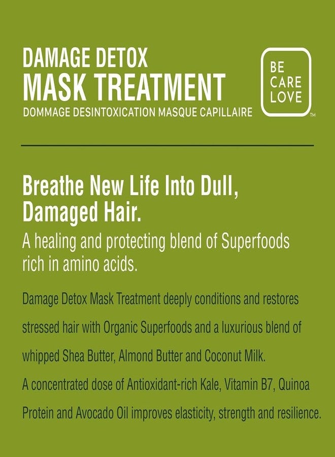 بي كير لوف قناع بي كير لوف سوبر فودز لعلاج الشعر التالف وإزالة السموم | خالٍ من البارابين | خالٍ من الكبريتات | نباتي | يزيل التجعد | للشعر الجاف والمجعد | للشعر العضوي | للشعر الطبيعي | 236 مل. - Image 4