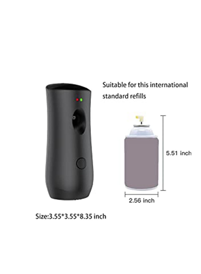 "Automatic Air Freshener Dispenser Adjustable Aroma Spray Machine Free Stand or Wall Mounted for Bedrooms, Bathrooms Offices Airports Hotels Commercial Places (Black) Battery Not Included" - Image 4