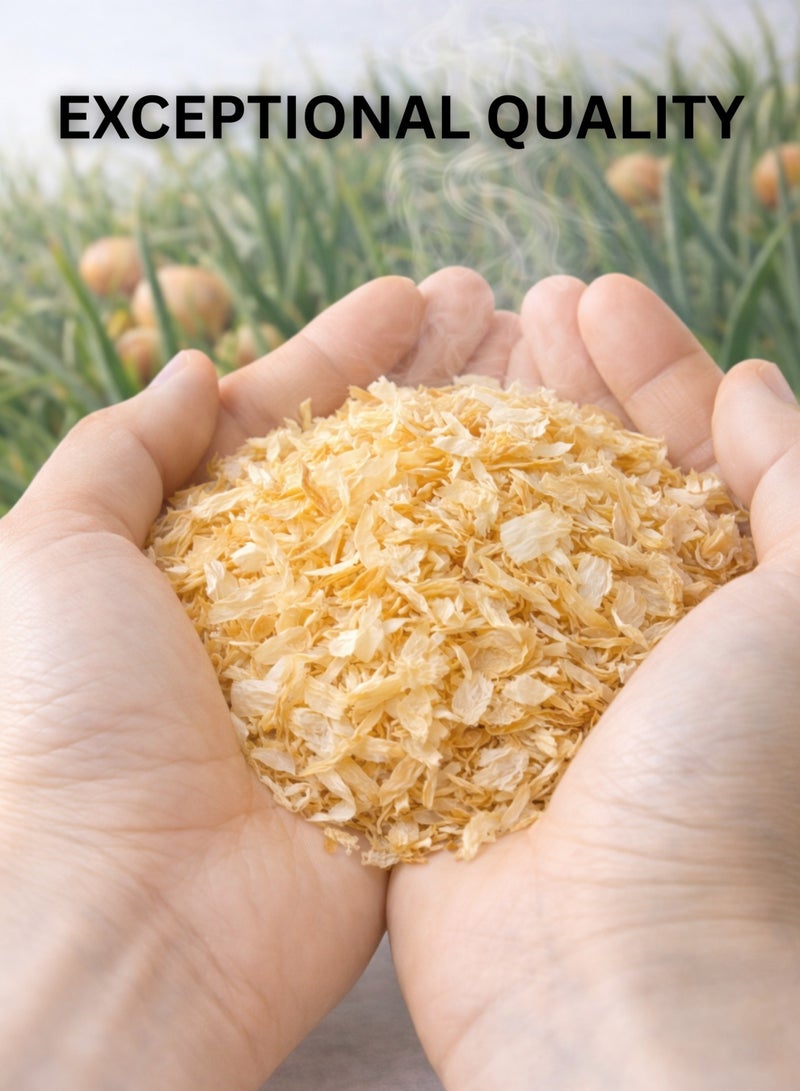 زهر قشور البصل المجففة (قشر البصل) - قشور بصل طبيعية مجففة عالية الجودة | قشور عشبية طبيعية 100% للاستخدام في البستنة والزراعة العضوية والتسميد والأغراض النباتية. - Image 3