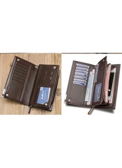 NIBEMINENT Businessman Wallet Brown  - Image 3