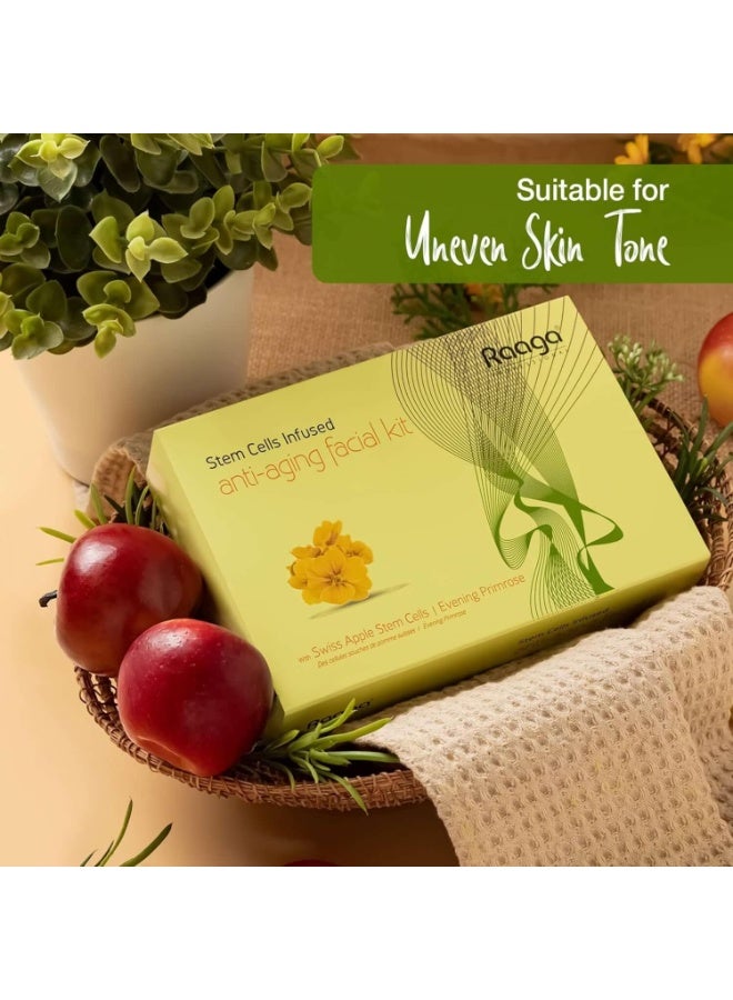 Raaga Professional Stem Cells Cream Infused Anti Aging Facial Kit | 61g - Image 2