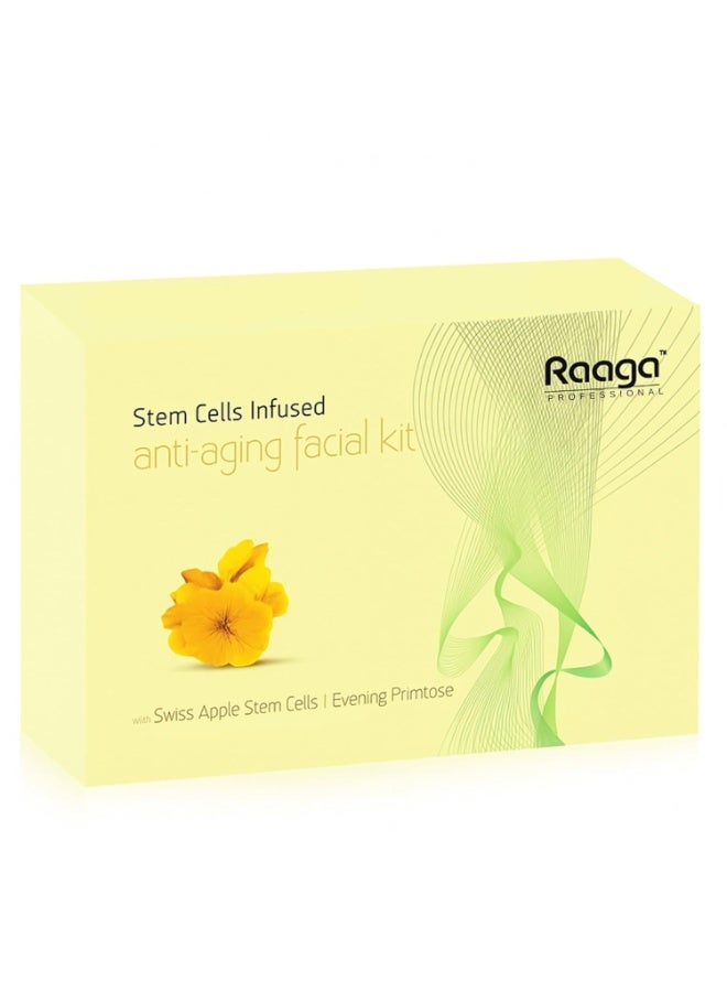 Raaga Professional Stem Cells Cream Infused Anti Aging Facial Kit | 61g - Image 1