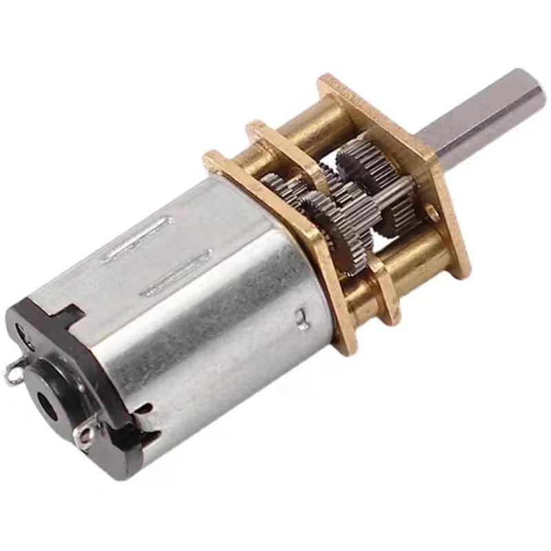 Full Metal Gearbox Gear Reducer Motor 3V 500RPM DC 12V 30RPM To 1000RPM - Image 4