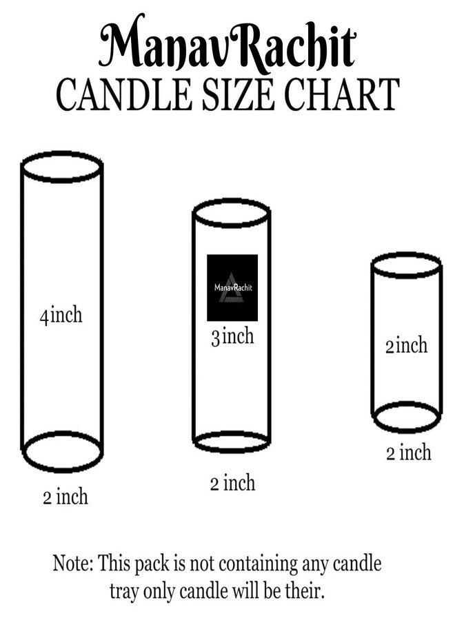 ManavRachit Paraffin Wax Pillar Candles Perfect for Decoration of Dinner, Wedding Parties, Church, Spa, Restaurant, Smokeless Dripless Long Lasting(Set of 3, 2,3,4 inches)(Pink) - Image 3