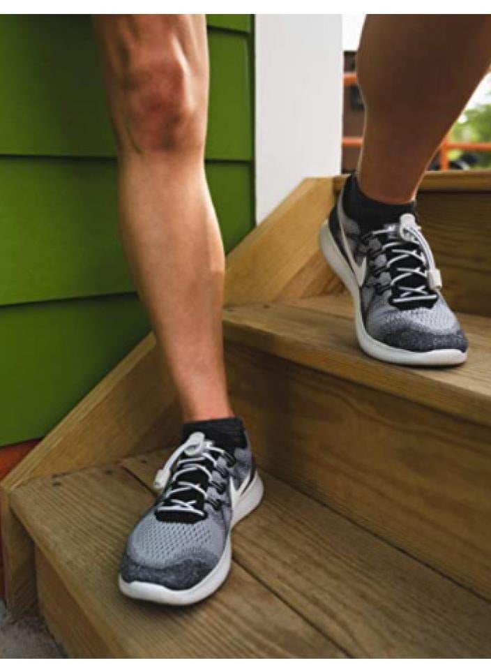 Alissa 2-Piece No-Tie Elastic Shoelaces with Lock – One Size Fits All for Kids & Adults – Stretch Fit Laces for Sneakers, Sports & Daily Wear (Grey) - Image 4