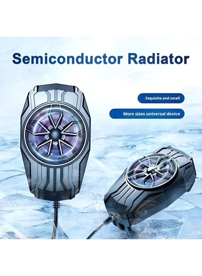 F5 Phone Cooling Fan - Dynamic Pressure Cooling Fan & Level 2 Cooling - Ultra Light Suitable for All Phones - Materials - PC & ABS Silent Operation - Black Color. - Image 3