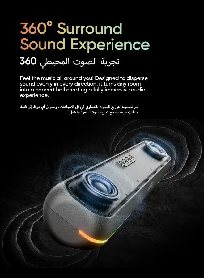 Faster RYZO Z16 Wireless Bluetooth Soundbar + 64GB USB 3.1 Flash Drive Bundle – Portable Stereo Speaker with Deep Bass, FM Radio, TWS, AUX, USB, TF Card, and High-Speed Pendrive - Image 5