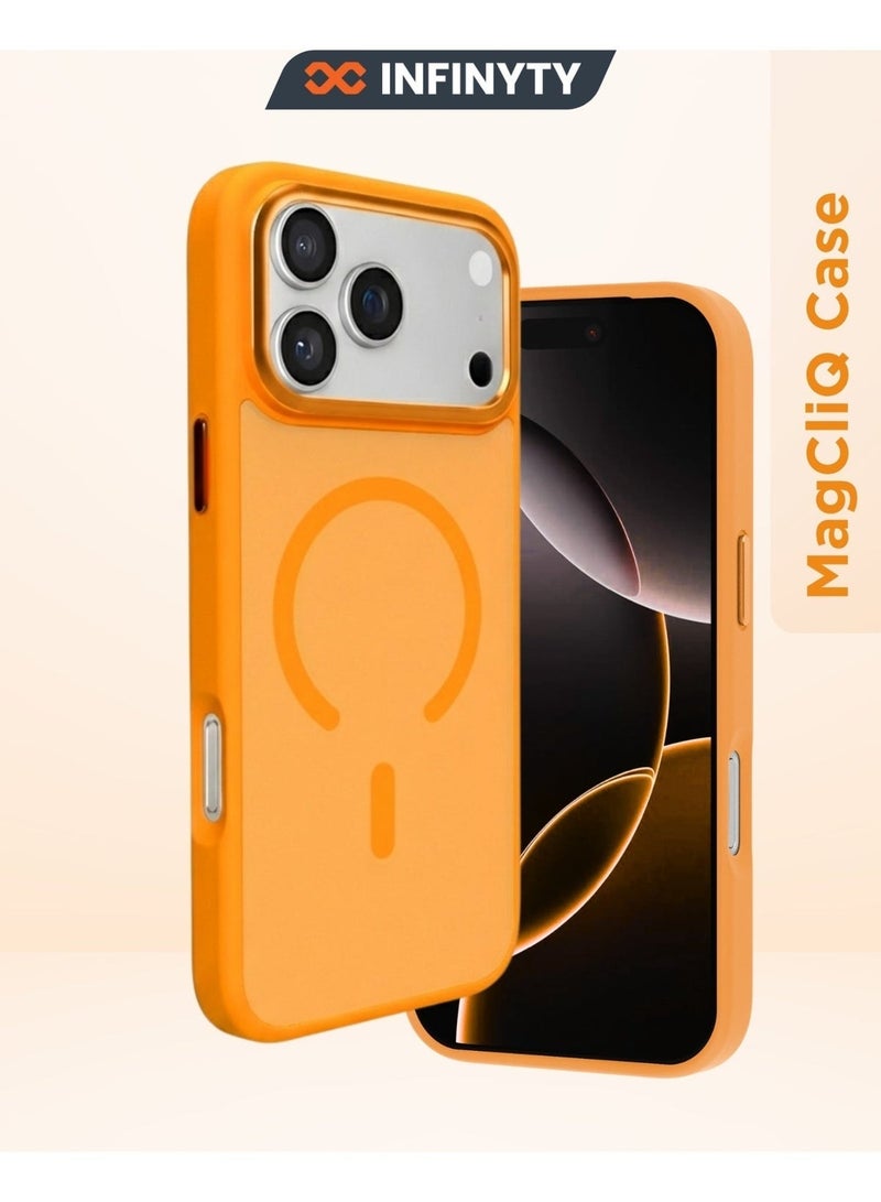 Fuxin iPhone 17 Pro 360° Rotatable Ring Stand Case Pristine Black, MagSafe Compatible, Multi-Angle Viewing, N52 Magnet, Military Grade Drop Protection, Precision Fit, Enhanced Button/Port Access Hands-Viewing, Raised Edge, Sleek & Lightweight, Infinyty  Lite - Image 1