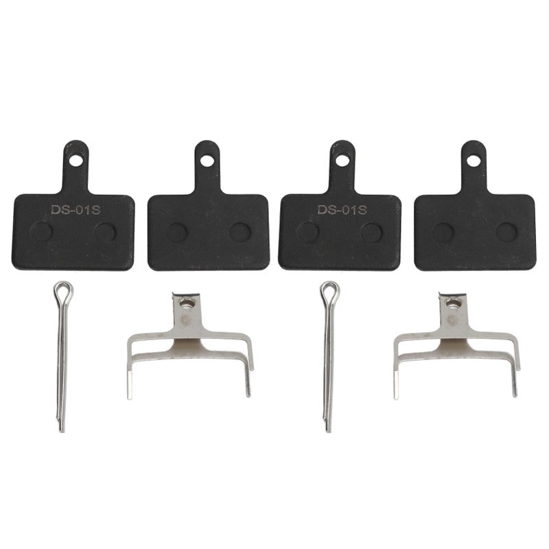 2 Sets Bike Disc Brake Pads High Sensitivity Balanced Rebound Semimetal Lightweight Portable Brake Pads for M515 for C601 - Image 1
