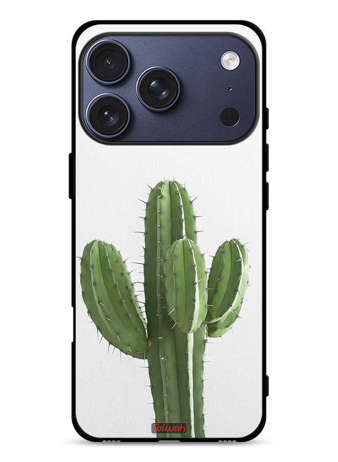 Tolwak Apple iPhone 17 Pro Protective Case Cover Cactus Plant - Image 1