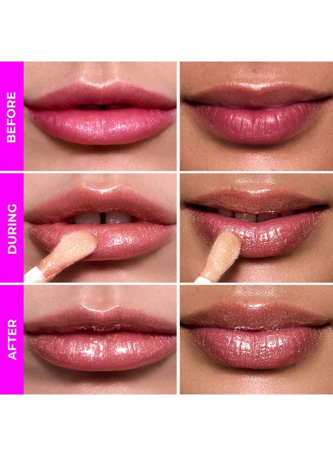 LAMEL The Myth Of Utopia Lip Gloss Gold & Silver Flakes For Volume & Glow, Hydrating, Nonsticky, Shimmery, Weightless Texture, Organic & Crueltyfree 4.5Ml;0.15 Fl.Oz  - Image 5