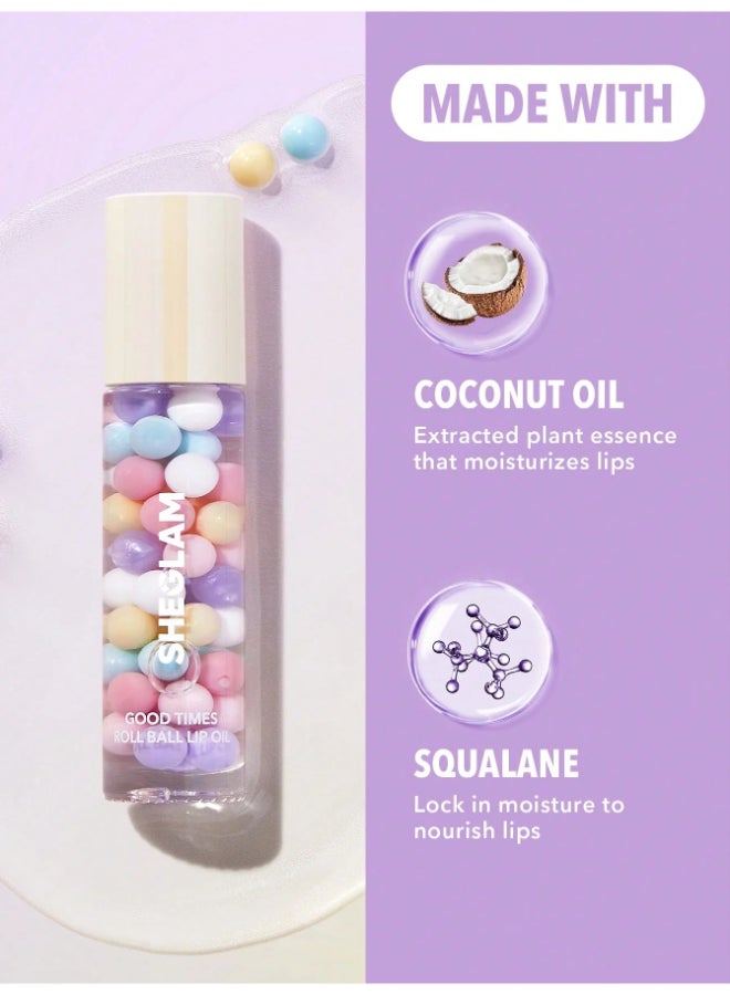 SHEGLAM Good Times Roll Ball Lip Oil-Life'S A Party - Image 4