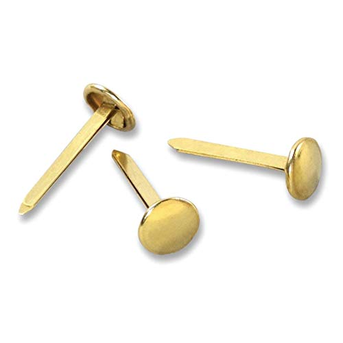 ACCO Brands ACCO Brass Paper Fasteners, 1", Plated, 1 Box, 100 Fasteners/Box (71710) - Image 2