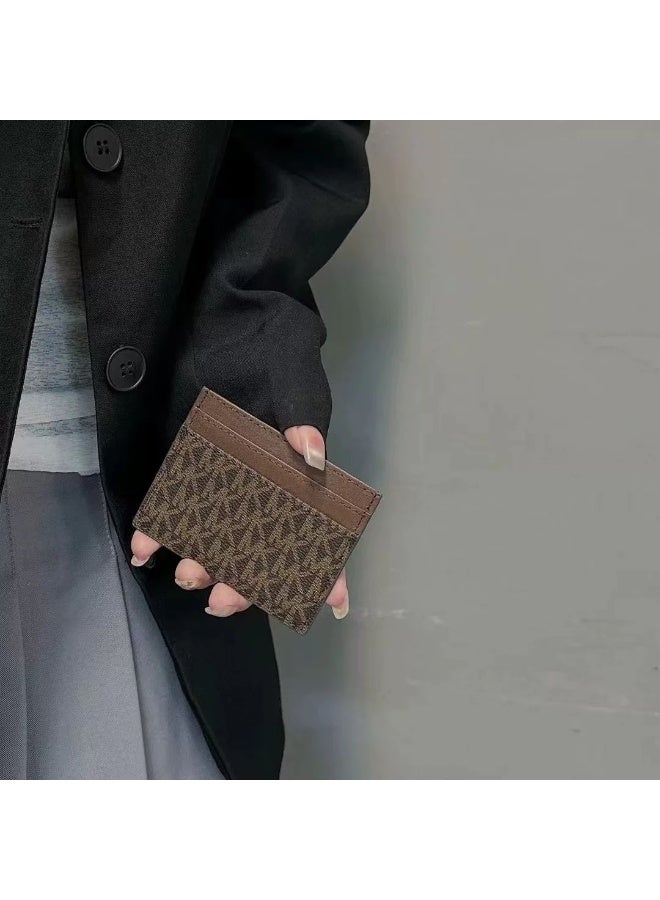 MK Exquisite high-end accordion card holder, ultra-thin, anti-demagnetization, multiple card slots, business card holder, portable ID organizer, suitable for both men and women - Image 2