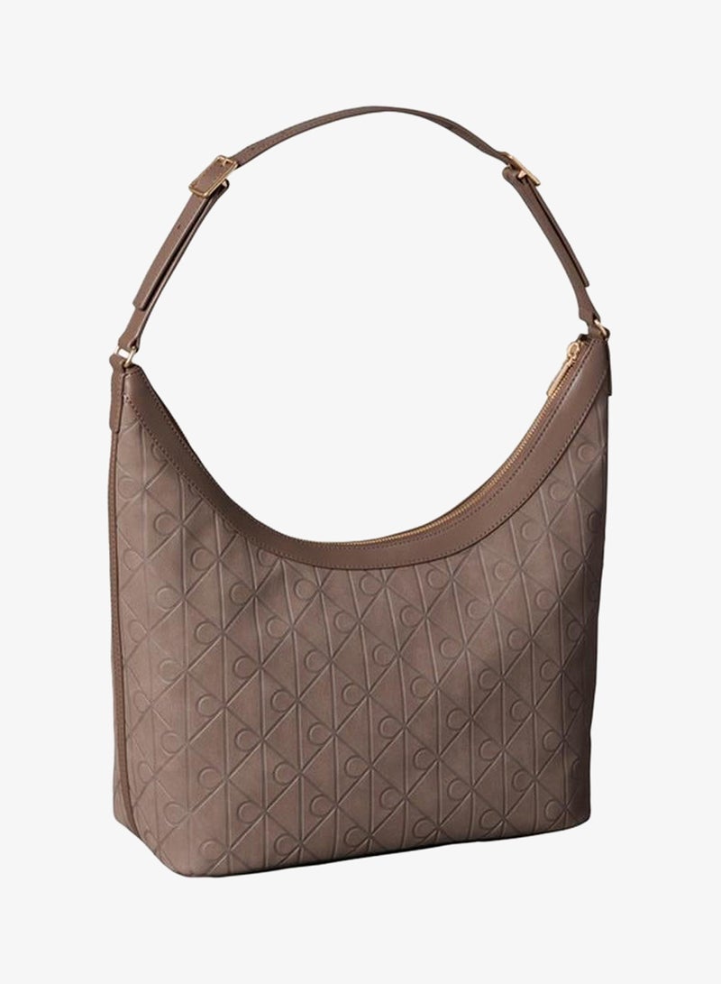 CALVIN KLEIN Allover Emblem Logo Shoulder Bag - Image 2