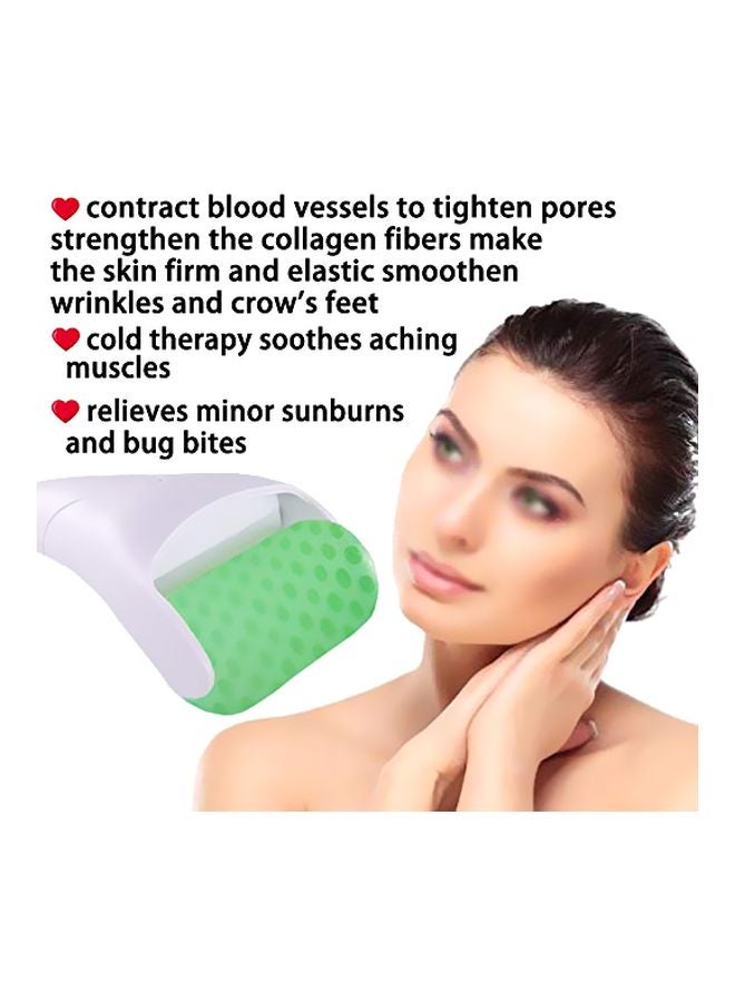 Loquat Facial Massager Roller White/Green - Image 4