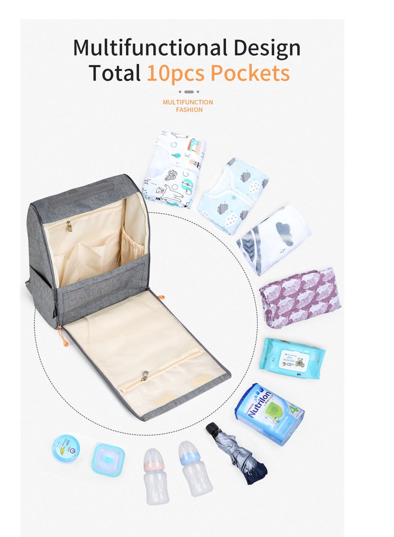 انسولار قدرة كبيرة البوليستر كيس البول مع حزام طفل و تغيير وسادة - Image 3