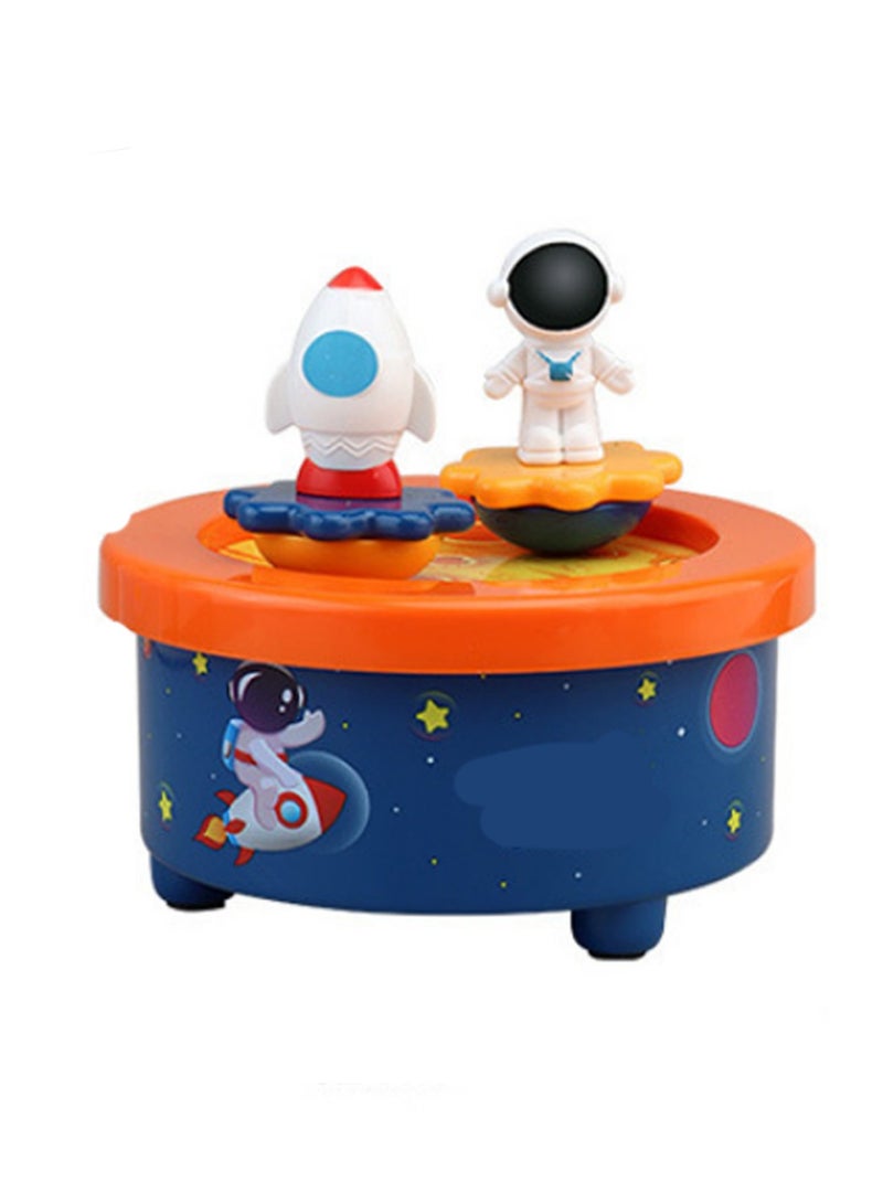 Astronaut Rotating Music Box, Cake Decoration With Melody, Children'S Toys For Birthdays And Other Occasions, Suitable For Home Or Office Decoration - Image 1