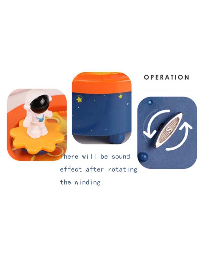 Astronaut Rotating Music Box, Cake Decoration With Melody, Children'S Toys For Birthdays And Other Occasions, Suitable For Home Or Office Decoration - Image 3