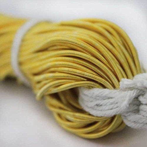 Embroiderymaterial Zardozi Spring Material,French Wire(Dapka) for Jewellery and Embroidery Purpose,1.5MM, Smooth Finish, Golden Yellow Color(100 Gram) - Image 3