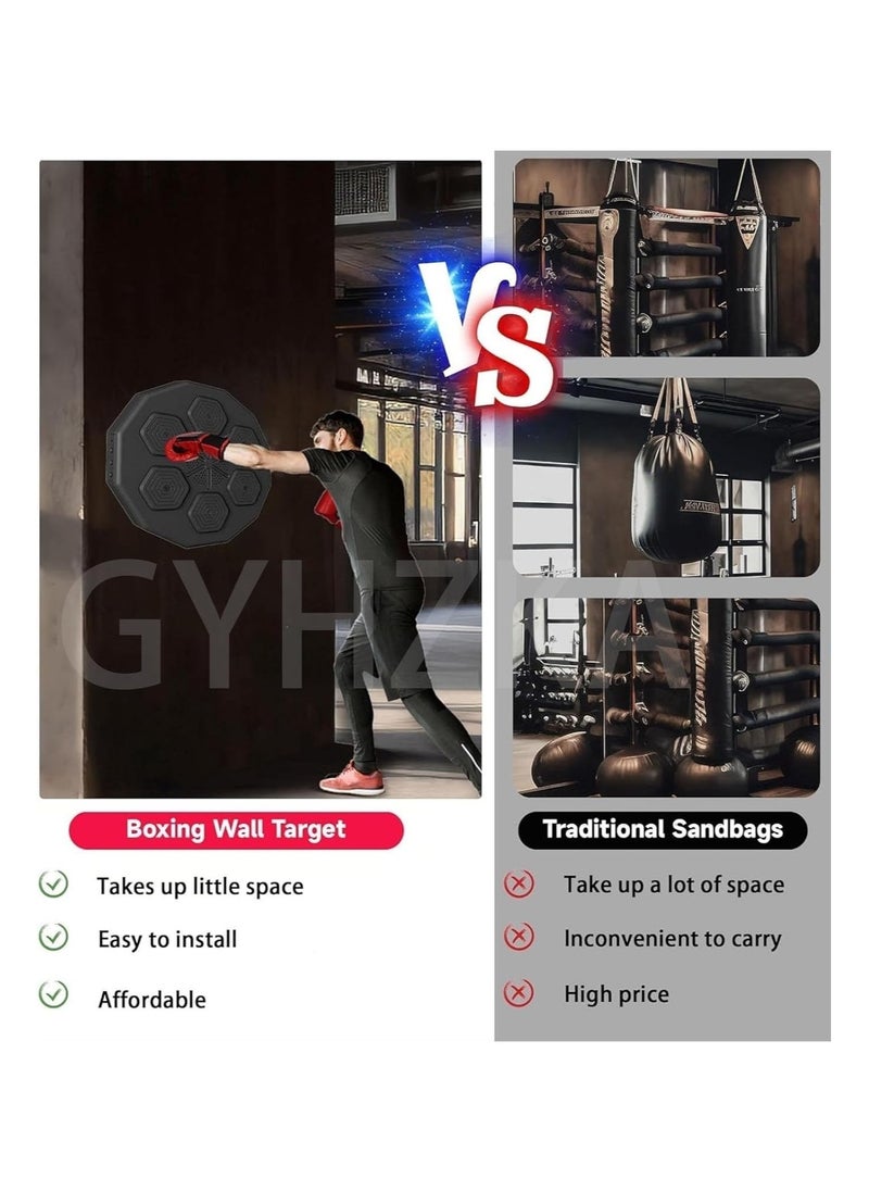 Smart Boxing Training Machine with Smart Music Wall Mounted LED Light Rechargeable Hand Eye Interaction Speed ​​Kids Adults Home Exercise Stress Relief - pzsku/Z1C9F5ECA9249F99EF6ADZ/45/_/1731148091/0d44de96-8099-4b9b-a126-416e99fe76c2