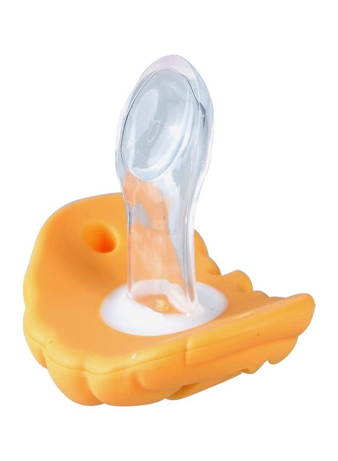 BinaryABC Halloween Pumpkin Baby Pacifier,Halloween Silicone Baby Nipple,Halloween Party Favors Gifts,2Pcs - Image 5