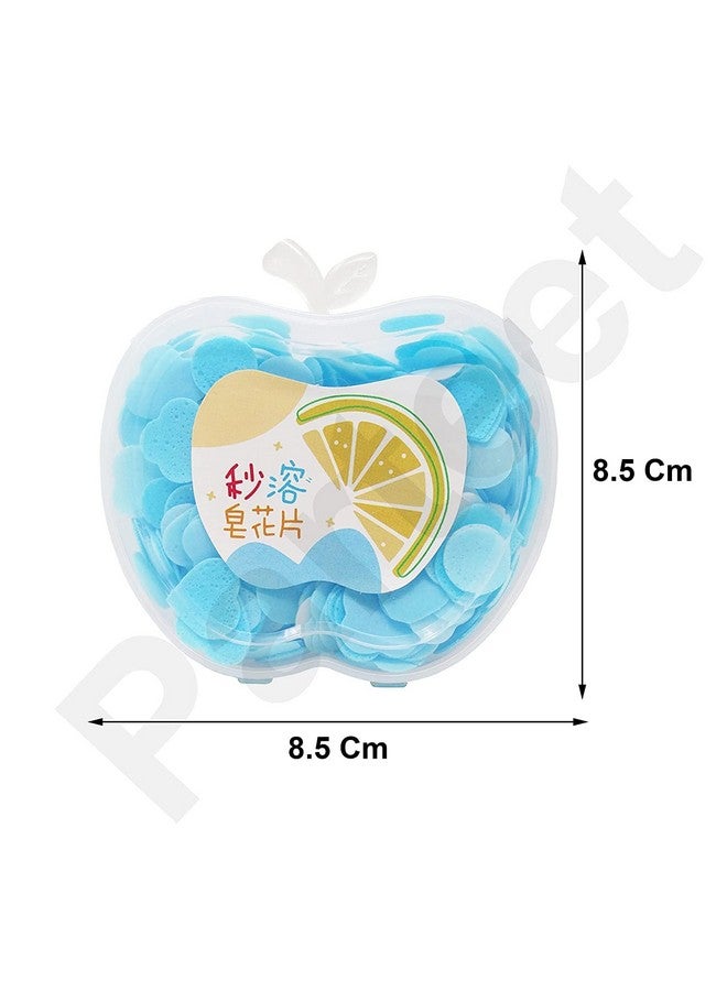 VATTU Paper Soap in a Plastic Box Clean Soft Bath For Travel Paper Soap are Given in Apple Shape Box (Assorted) - Image 2