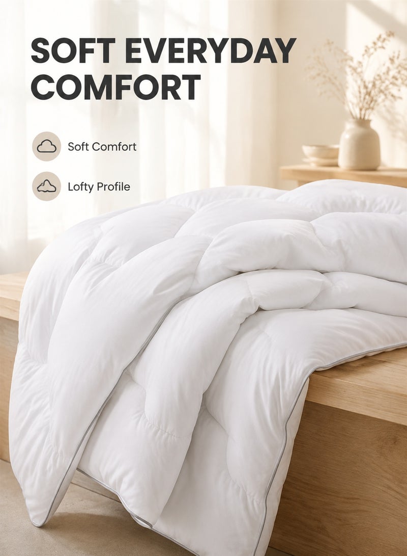 GOLDEN HOME لحاف Golden Home مقاس كينج/كوين/مفرد، راحة فائقة لجميع المواسم - فائق النعومة ولا يسبب الحساسية - جودة ممتازة لنوم مريح أثناء الليل - Image 3