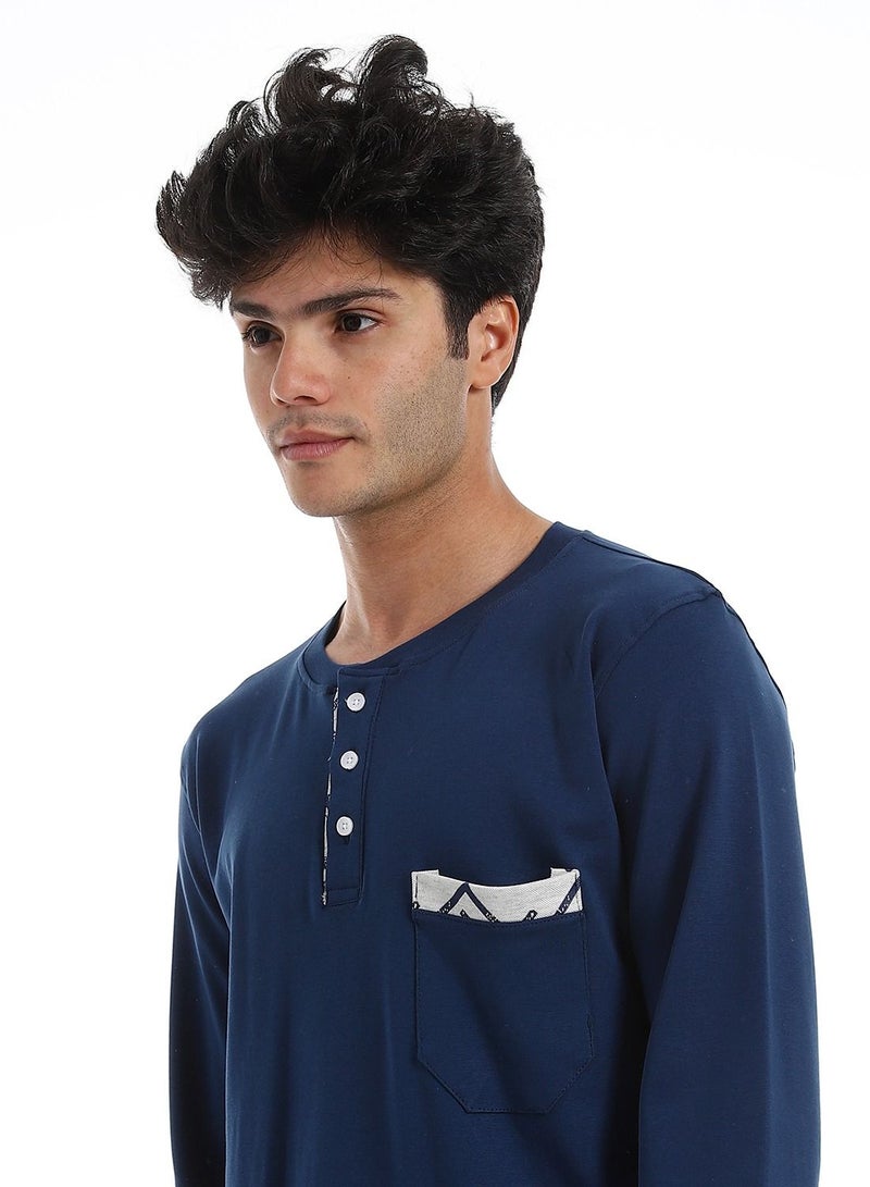 Caesar Men's Pajama Set T-shirt  And Pant - Image 4