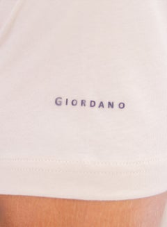 GIORDANO Men's Classic Tee - Light Brown  - Image 4