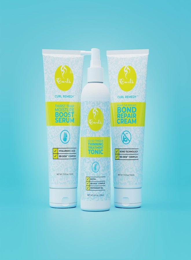 Curls Pump The Breaks Hair Repair & Moisturizing Cream - 7.5 fl oz, Bond Repair Treatment for Curly & Wavy Hair, Frizz Control, Deep Hydration & Damage Protection - Image 4