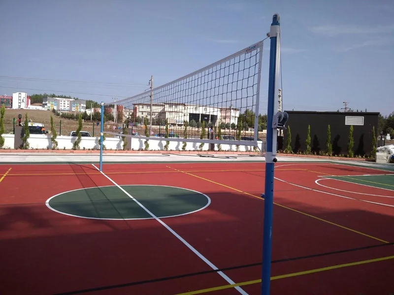 adelinspor Volleyball Tennis Joint Post Metal Height Adjustable