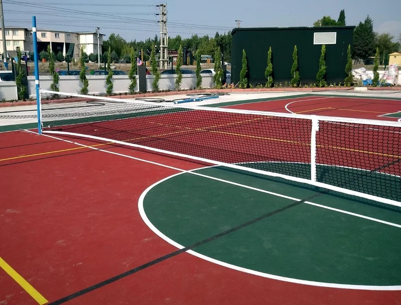 adelinspor Volleyball Tennis Joint Post Metal Height Adjustable