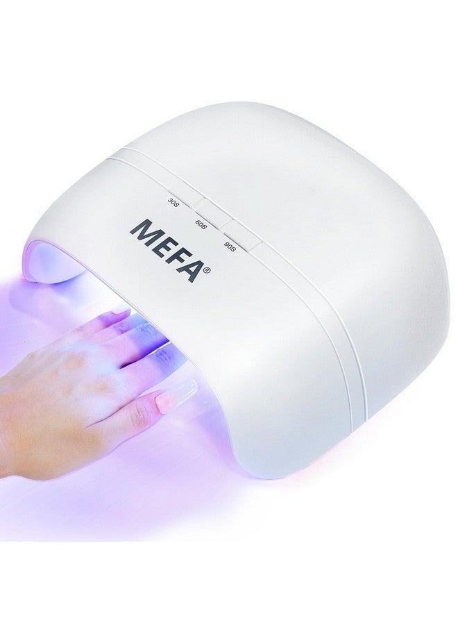 MEFA Uv Nail Lamp, 72W Uv Light For Gel Nails With 21Pcs Lamp Beads, 3 Timers Uv Dryer For Gel Nail Polish Polygel Fast Curing, Led Nail Lamp Professional Uv Light For Home Salon Nail Tools - Image 1