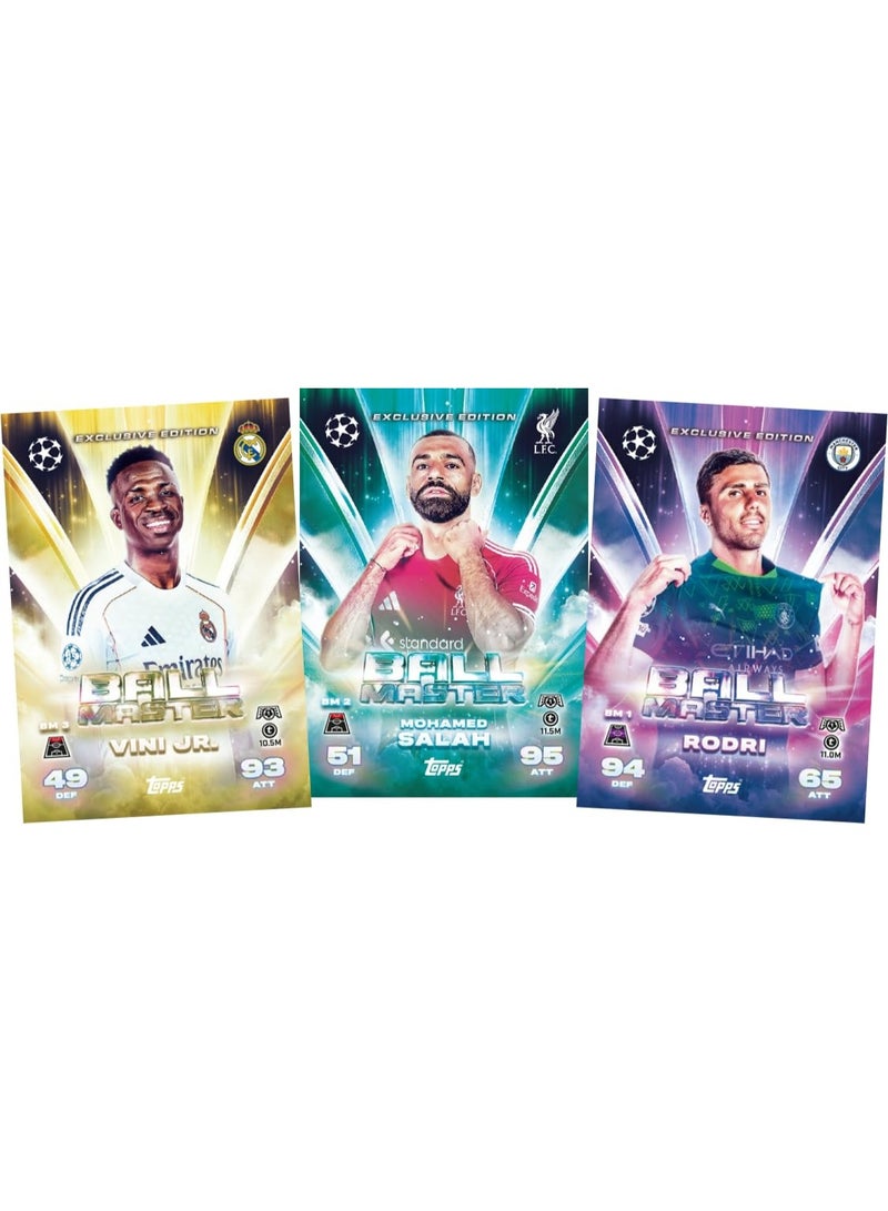 توبس لعبة بطاقات التداول والتحصيل "Match Attax" لدوري أبطال أوروبا من Topps (موسم 2025-2026) - حزمة "The Masters" (إصدار محدود) - Image 4