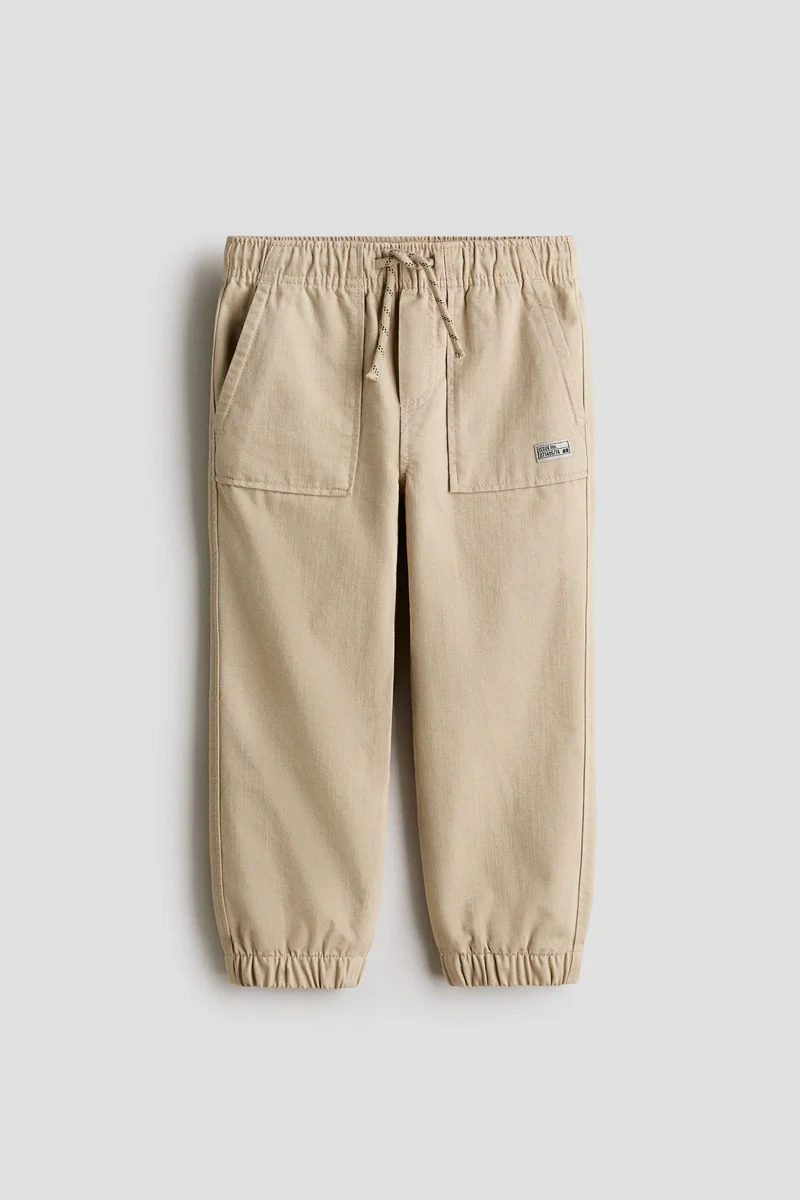 H&M Cotton twill joggers