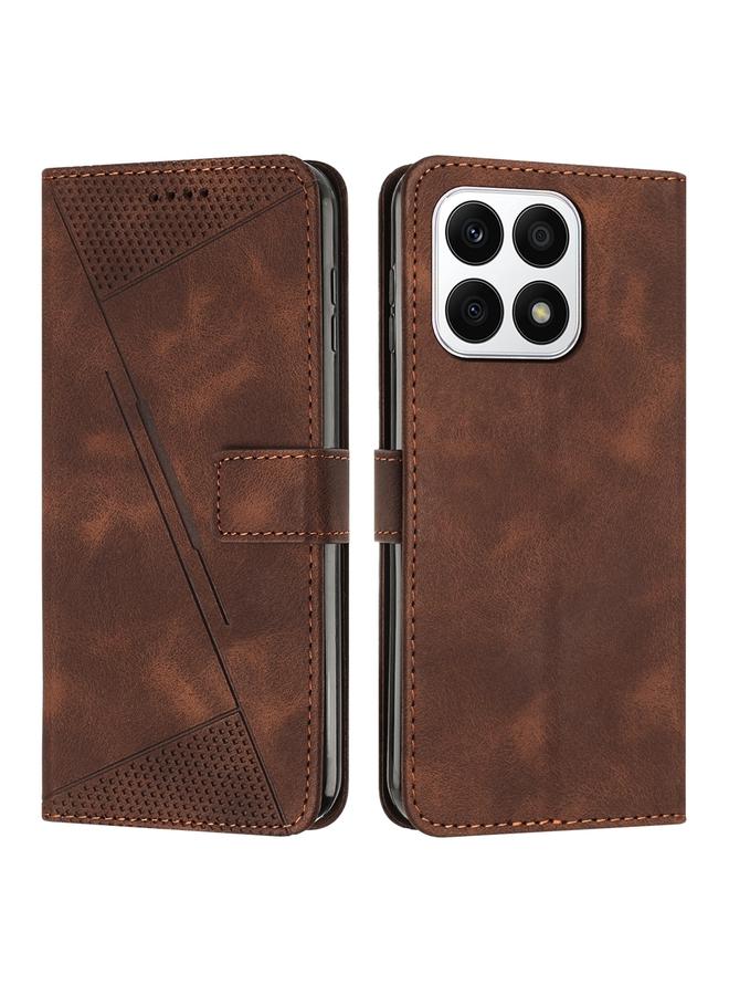 اس-توب جراب هاتف Honor X8a Dream Triangle من الجلد مع حبل تعليق - Image 1