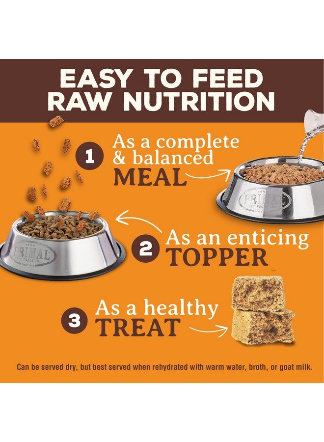 Primal Pet Foods Primal Freeze Dried Raw Dog Food Nuggets, Beef, Complete & Balanced Meal, Also Use as Topper or Treat, Premium, Healthy, Grain Free, High Protein Raw Dog Food, 14 oz (Pack of 2) - Image 4