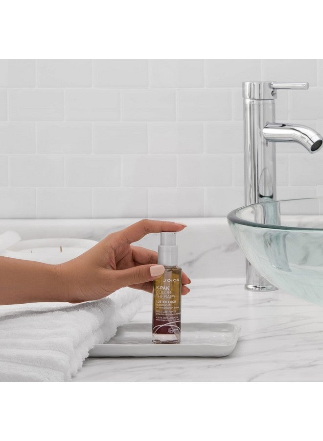 Joico K-PAK Color Therapy Luster Lock Glossing Oil | For Color-Treated Hair | For Color-Protection & Shine | Tame Frizz | With Keratin & Argan Oil | 2.13 Fl Oz - Image 4