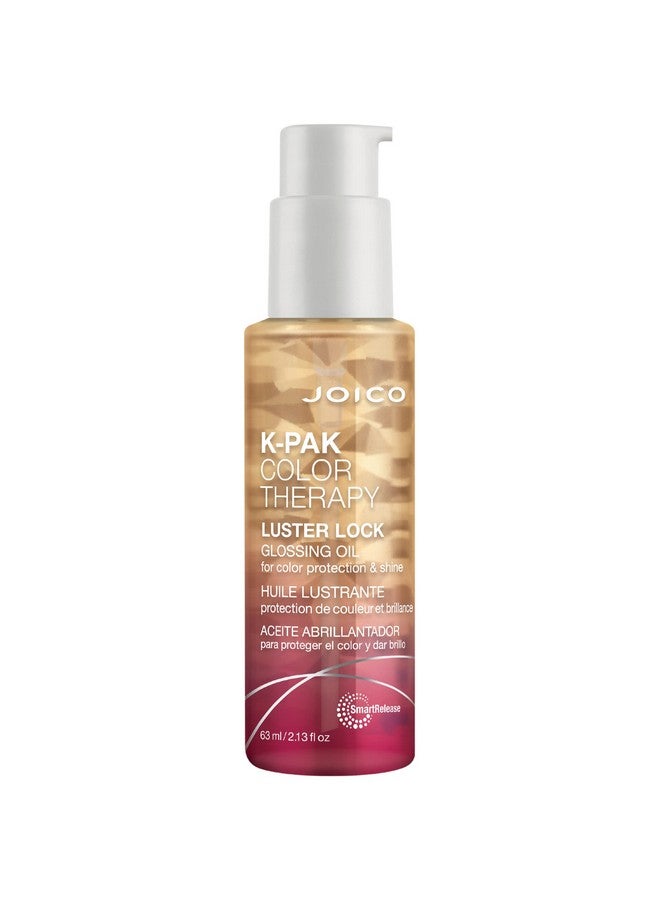 Joico K-PAK Color Therapy Luster Lock Glossing Oil | For Color-Treated Hair | For Color-Protection & Shine | Tame Frizz | With Keratin & Argan Oil | 2.13 Fl Oz - Image 1