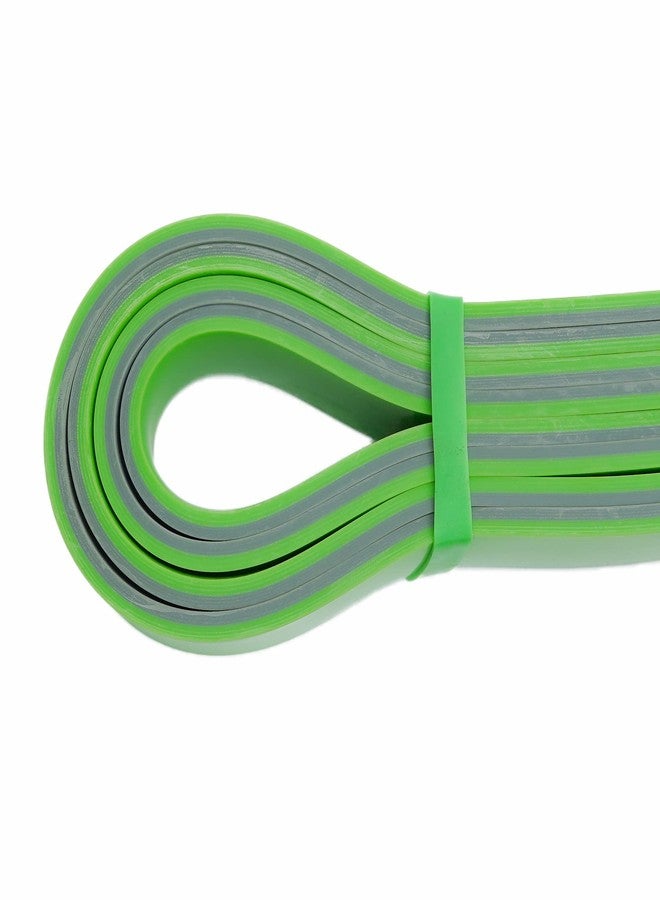 Curveit Heavy Latex Resistance Band for Exercise and Stretching, Pull up Bar Suitable in Home & Gym Workout for Men & Women (Green/Grey, 25-39Kgs) - Image 4