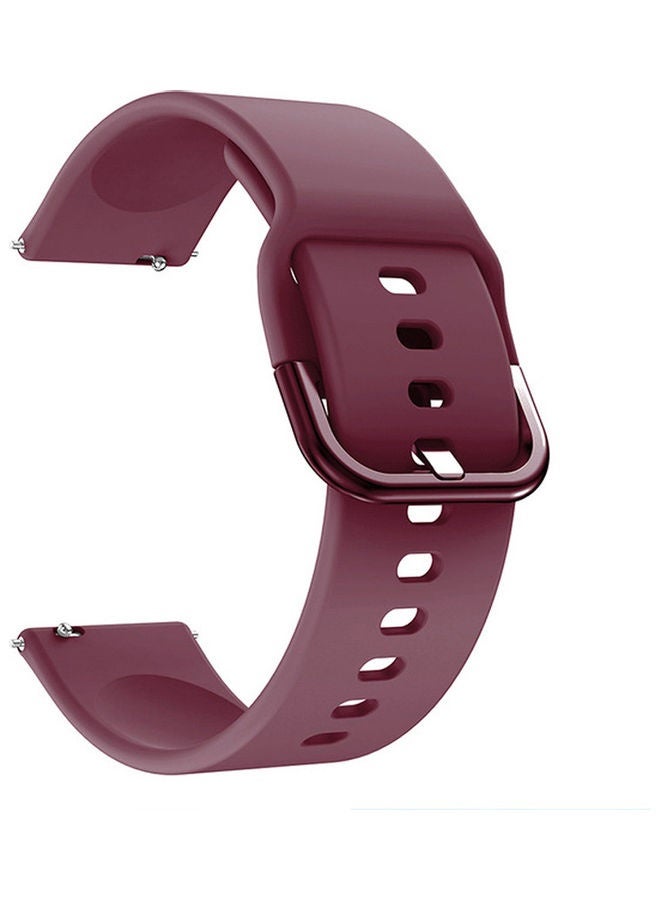 Beauenty Replacement Band For Samsung Galaxy Watch Active2 - 20mm Red