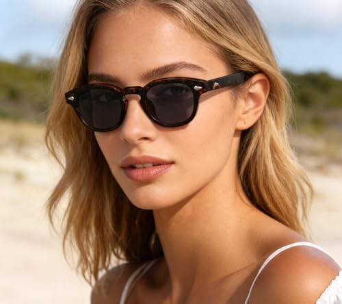 Gtand Unisex Vintage Retro Round Style Tinted Sunglasses For Men Women Fashion Circle Sun Glasses 46mm - Image 2